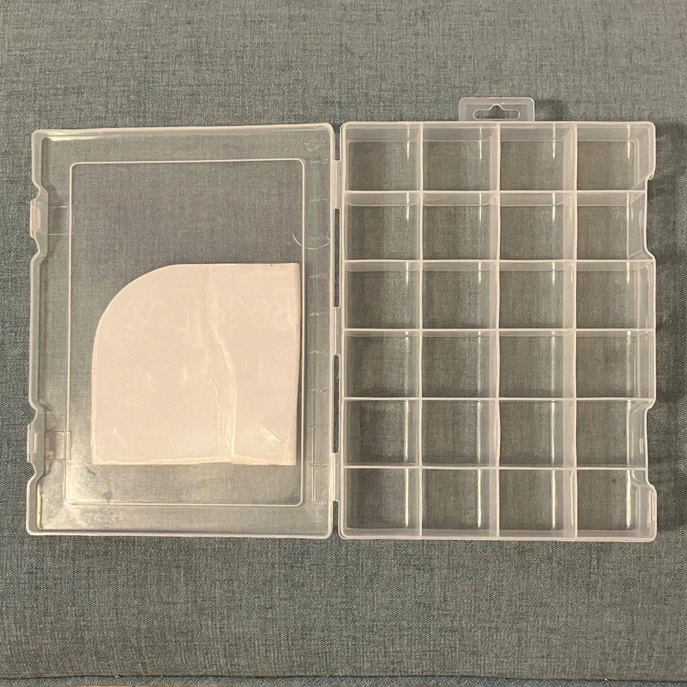 Empty Plastic Bead Box